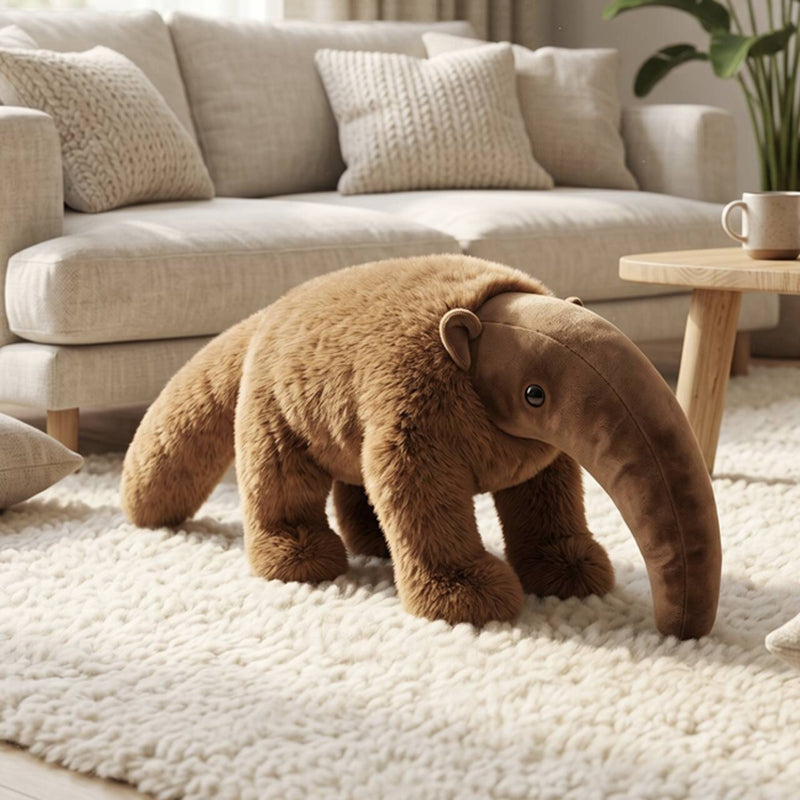 ELAINREN Realisitc Anteater Stuffed Animal Lifelike Anteater Plush Toys-60cm