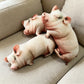 ELAINREN Ultra Realistic Pig Plush Pillow, Cute Pig Decorative Throw Pillow-100cm