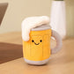 ELAINREN 4pc Beer Bottle and Cup Plush Toy Gifts-15cm