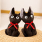 ELAINREN Kawaii Black Cat Plush Kitten Stuffed Animals Toy Gifts
