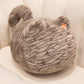 ELAINREN Chubby Round Tabby Cat Plush Toy Pillow