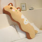 ELAINREN Long Cat Plush Soft Cushion Deor Pillow