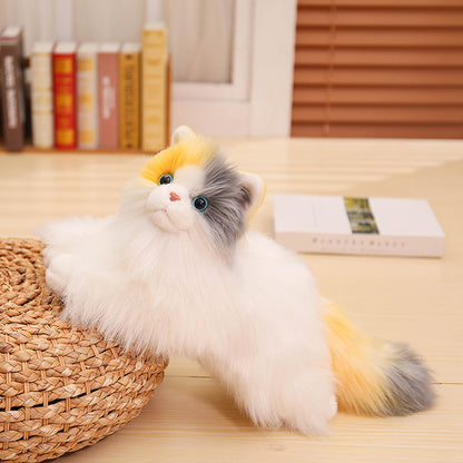 ELAINREN Simulation Cat Stuffed Realistic Kitten Toy GIfts