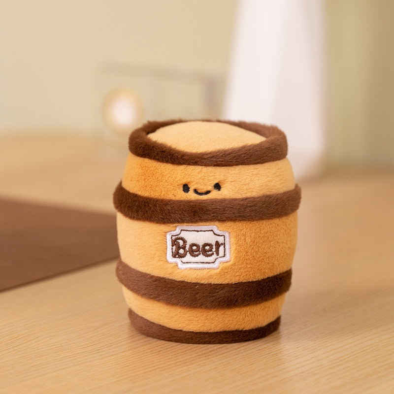 ELAINREN 4pc Beer Bottle and Cup Plush Toy Gifts-15cm