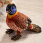 ELAINRE Realistic Guinea Fowl plush toy Simulation Stuffed Farm Bird Doll