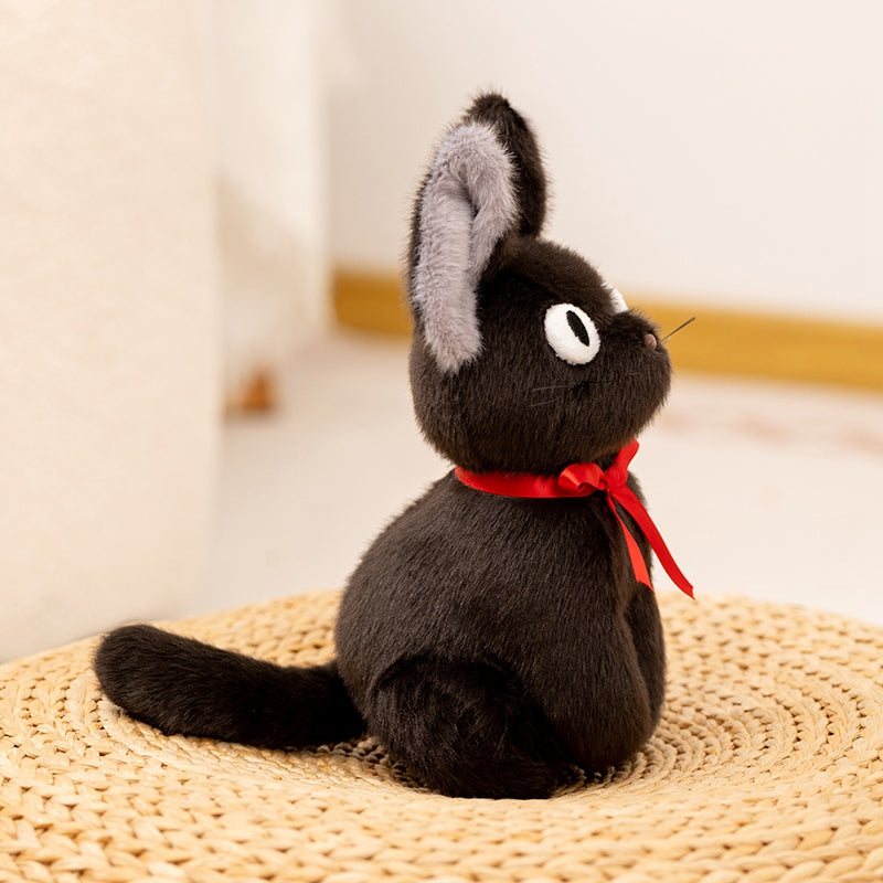 ELAINREN Kawaii Black Cat Plush Kitten Stuffed Animals Toy Gifts