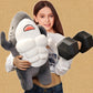 ELAINREN Super Soft Abs Shark Plush Toy Gifts/17.7''