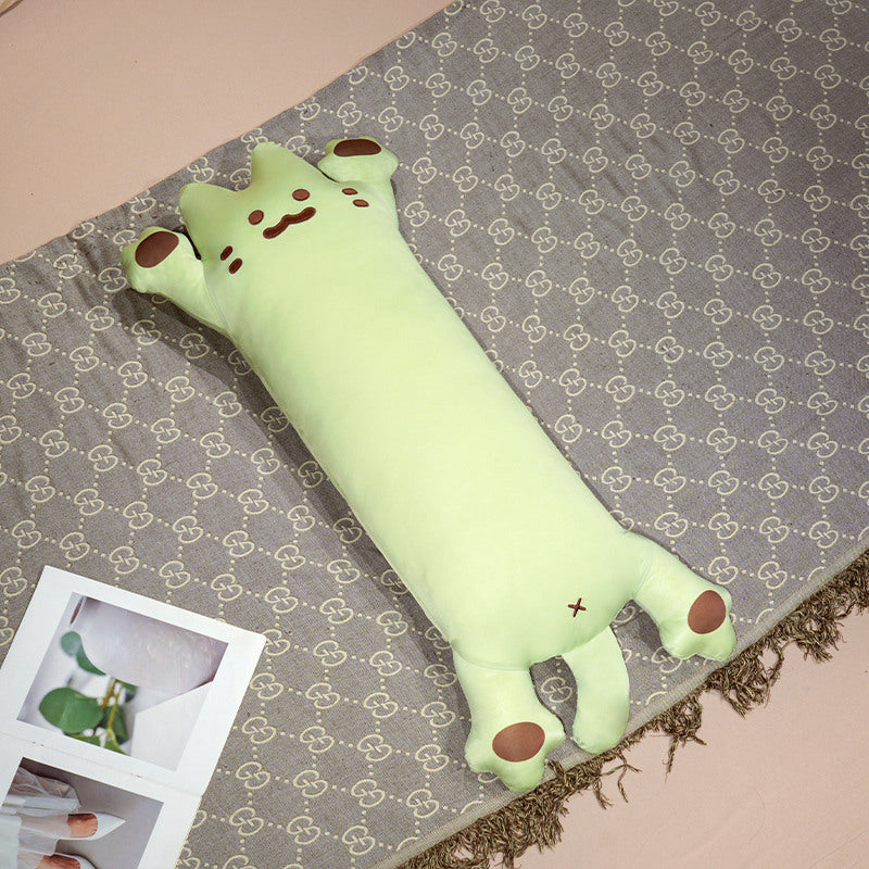 ELAINREN Soft Long Cat Plush Pillow Cuddly Kitten Stuffed Cushion/120cm