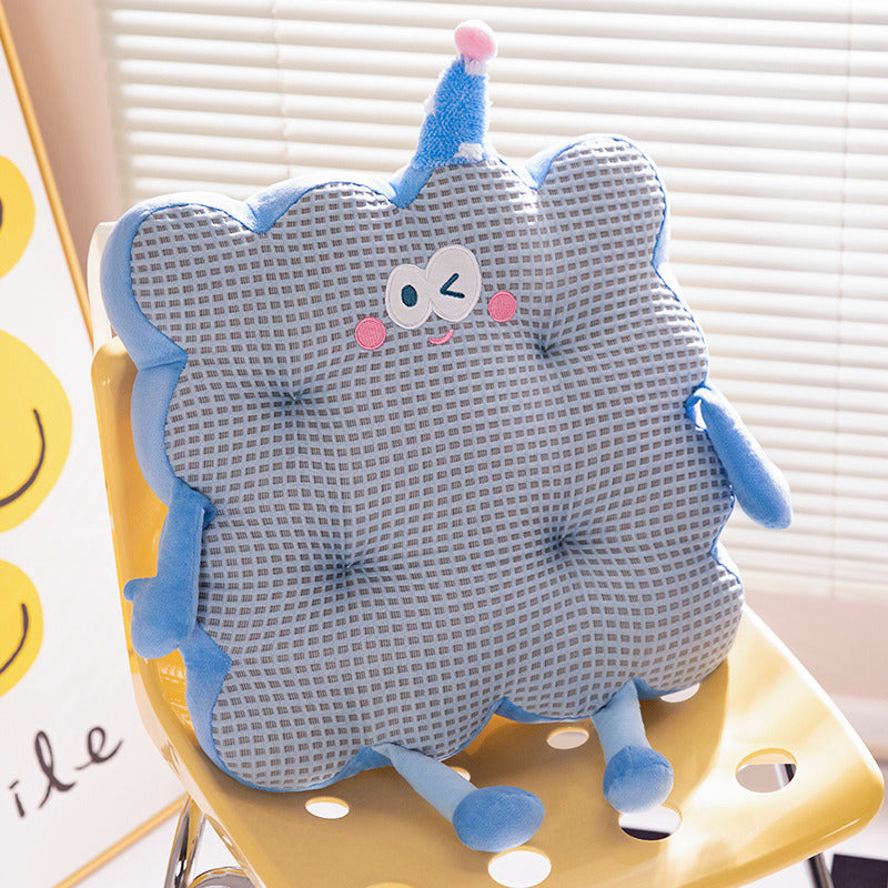 ELAINREN Soft Cookie Plush Toy Cushion Stuffed Cute Snack Pillow Plush Yummy Food Toy for Birthday Gift/40cm