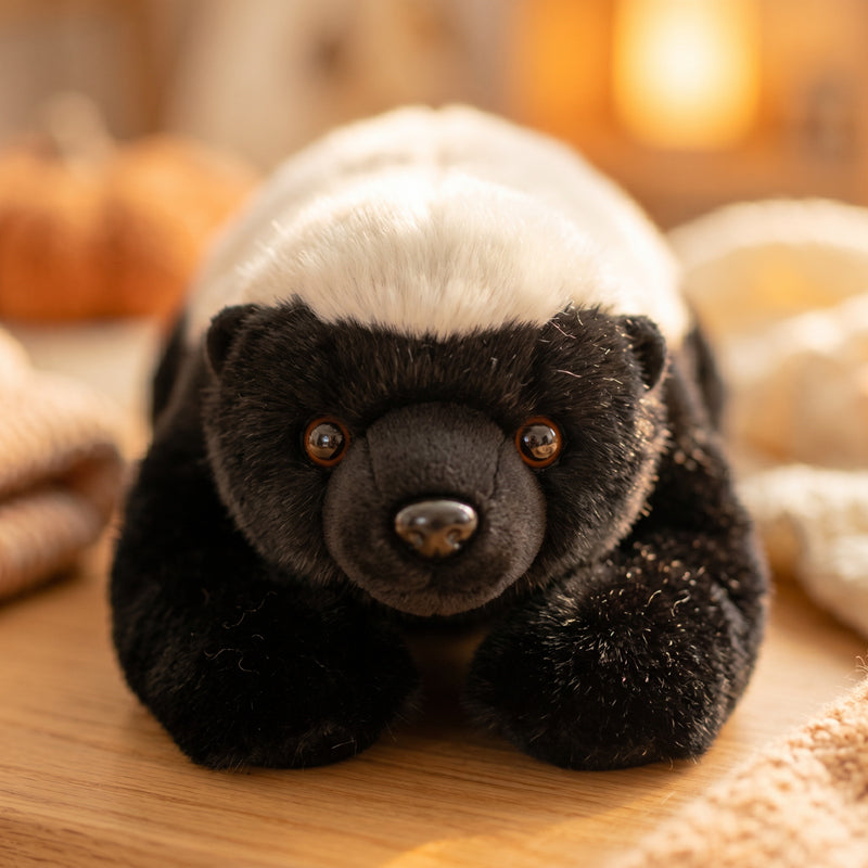 ELAINREN Realisitc Striper Skunk Plush Stuffed Animal-40cm