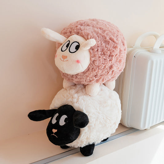 ELAINREN Chubby Sheep Stuffed Animals Cute Lamb Plush Toy Gifts