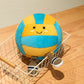 ELAINREN Volleyball Plush Pillow Toy,Stuffed Volleyball Pillow Round Pillow/21cm