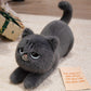 ELAINREN A Stretching Tabby Kitten Stuffed Animals Toy/40cm