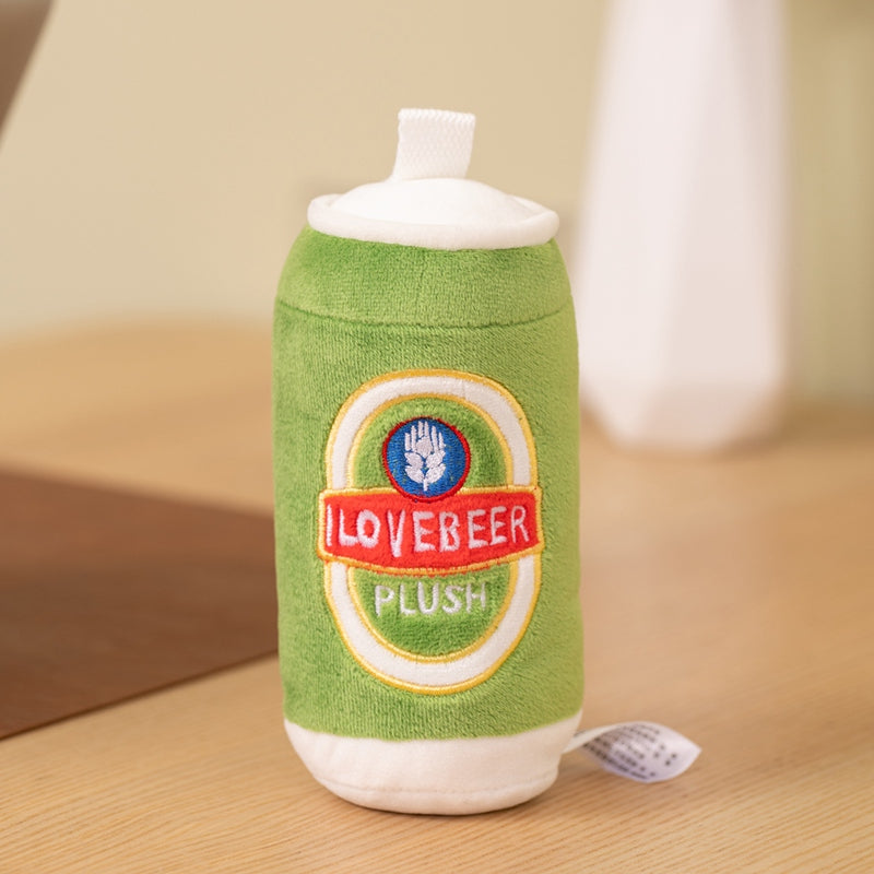 ELAINREN 4pc Beer Bottle and Cup Plush Toy Gifts-15cm