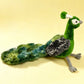ELAINREN Realistic Peacock Plush Toy,Cute Peacock Stuffed Animal Doll /21cm