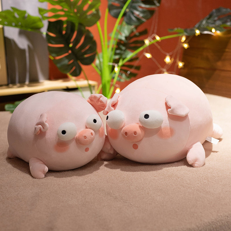 ELAINREN Ultra-Soft Pink Pig Plush Body Pillow/15.7''