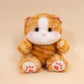ELAINREN Mini Tabby Cat Stuffed Furry Kitten Toy GIfts/13cm