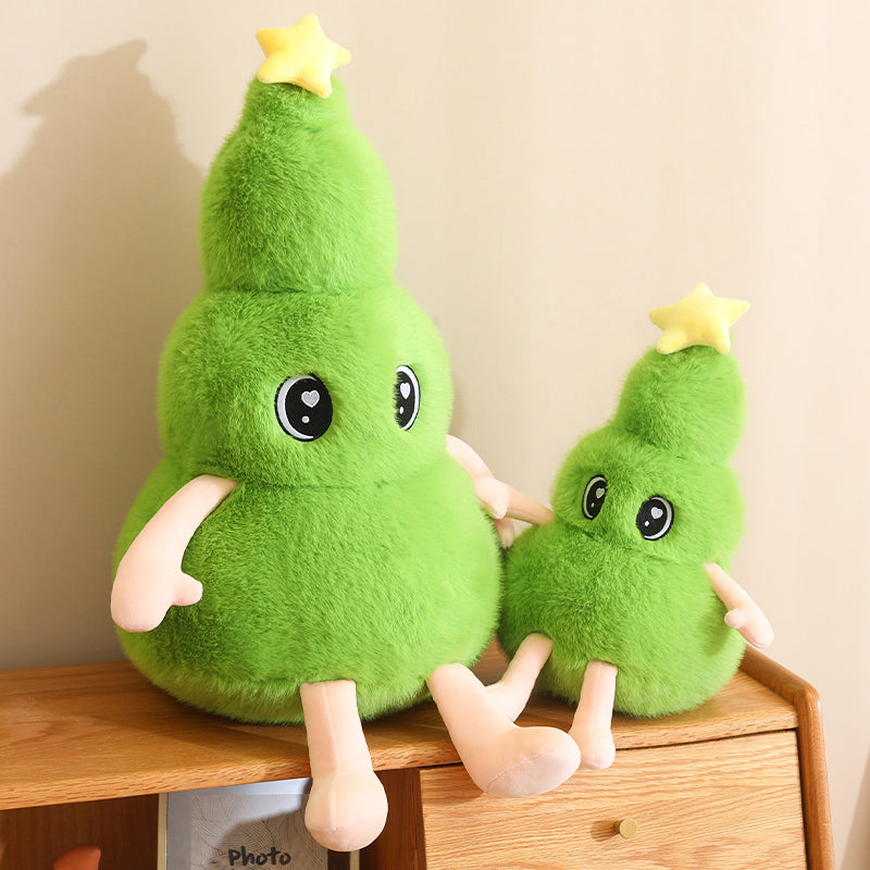 ELAINREN Plush Christmas Tree 11.8 Inch Christmas Plush Toy Soft Stuffed Christmas Tree Gifts