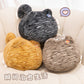 ELAINREN Chubby Round Tabby Cat Plush Toy Pillow