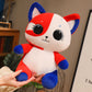 ELAINREN Flag Cat Stuffed Animal Toy Cute Kitten Plush Doll Gifts/35cm