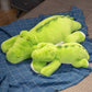 ELAINREN Furry Crocodile Stuffed Animals Toy Super Soft Alligator Plush Toy Cartoon Green Gator Plushie Gifts/17.7''