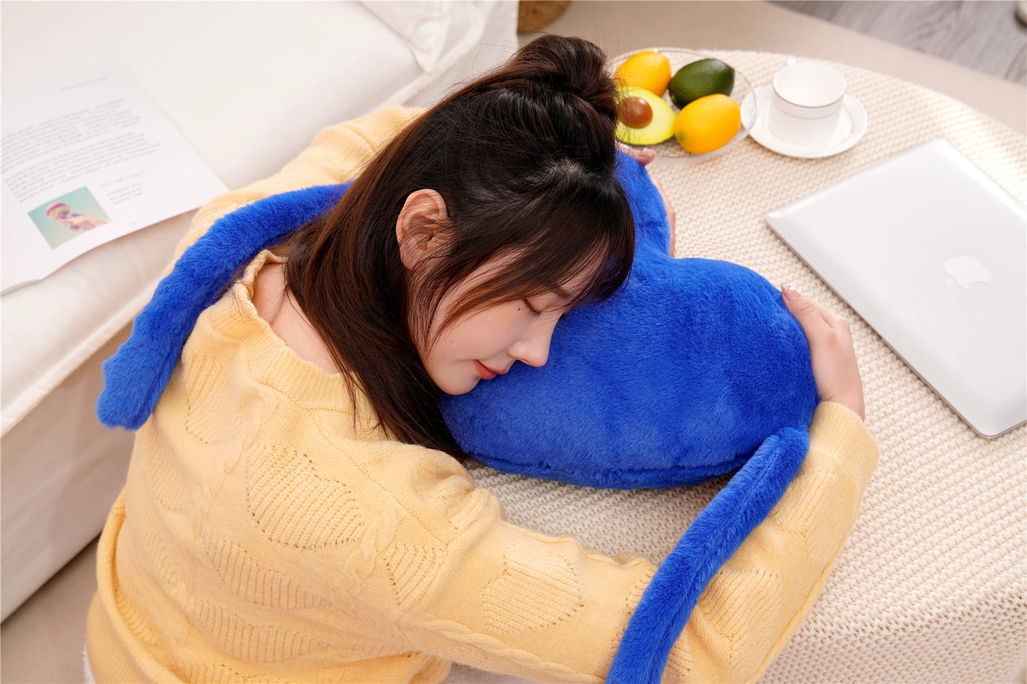 ELAINREN Super Soft Heart-shaped Plush pillow decor for home/bed/sofa