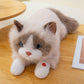 ELAINREN Lifelike Cat Plush Toy Realistic Kitten Stuffed Animals Doll Gifts/45cm