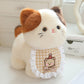 ELAINREN Mini Calico Kitten Stuffed Cat Plush Toy Gifts/30cm