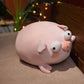 ELAINREN Ultra-Soft Pink Pig Plush Body Pillow/15.7''