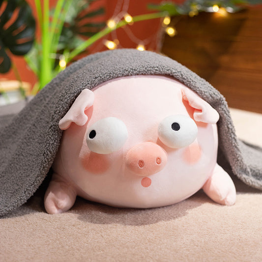 ELAINREN Ultra-Soft Pink Pig Plush Body Pillow/15.7''