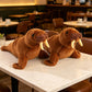 ELAINREN Realistic Walrus Stuffed Animals Toy/38cm