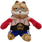 ELAINREN Stuffed Boxing Garfield Cat Toy,Cute Plush Orange Kitten Wearing Boxing Uniform/11.8''
