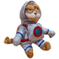 ELAINREN Astronaut Garfield Stuffed Toy Fat Orange Cat with Spacesuit Costume/11.8''