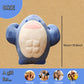 ELAINREN Big Blue Muscle Shark Plush Toy Pillow/19.6‘’