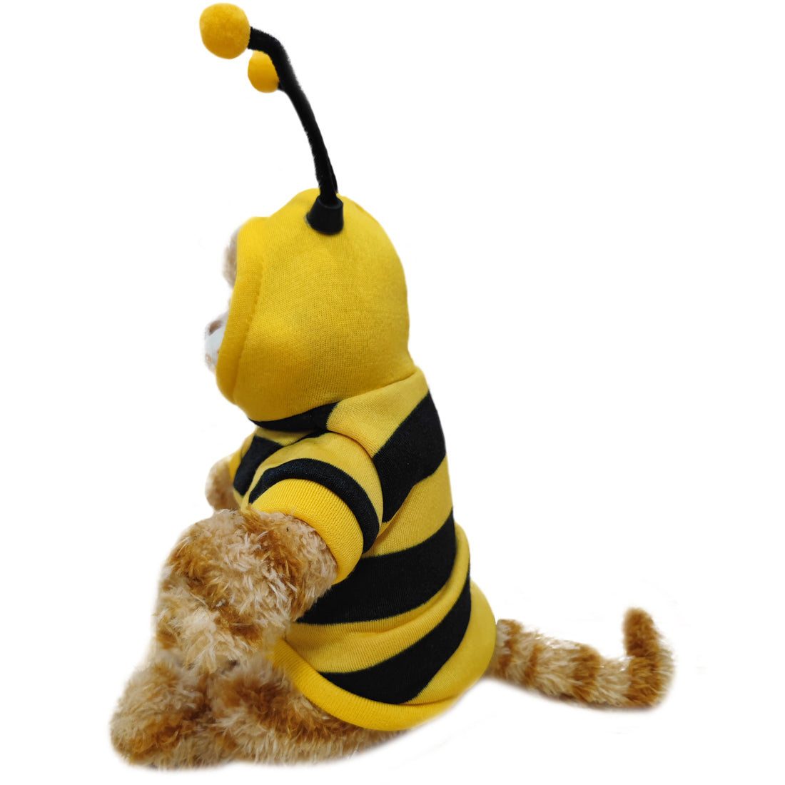 ELAINREN Stuffed Bumble Bee Garfield Cat Toy Cute Orange Cat Wearing Bee Costume/11.8‘’