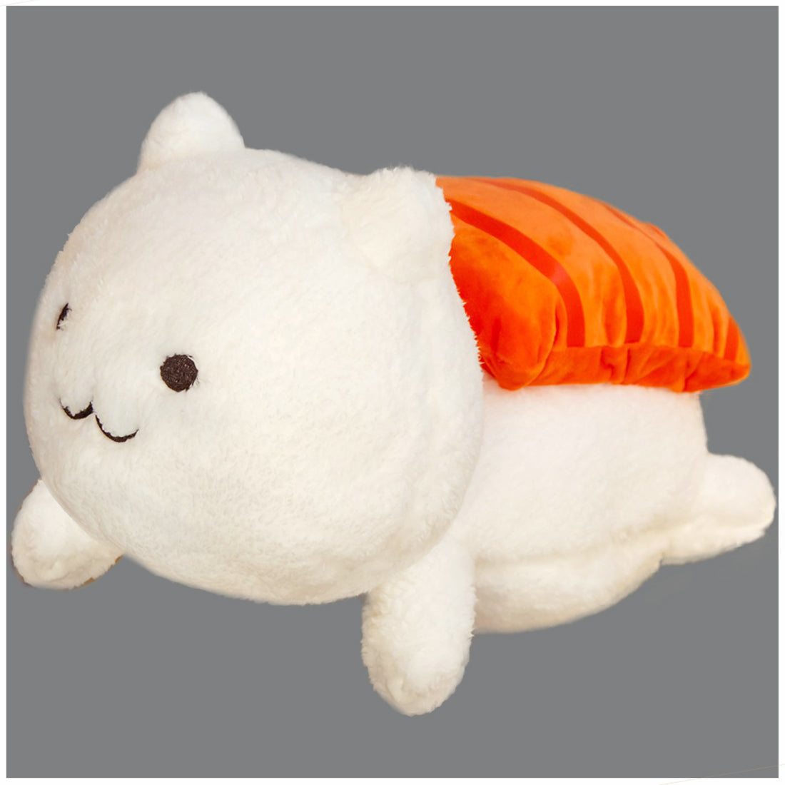 ELAINREN 3 pcs Salmon Sushi Cat Plush Pillow -Soft Tuna Sushi Kitten Stuffed Toy -Fluffy Omelet Kitty Plushie Cushion Decor Gifts/11.8''