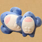 ELAINREN Big Blue Muscle Shark Plush Toy Pillow/19.6‘’