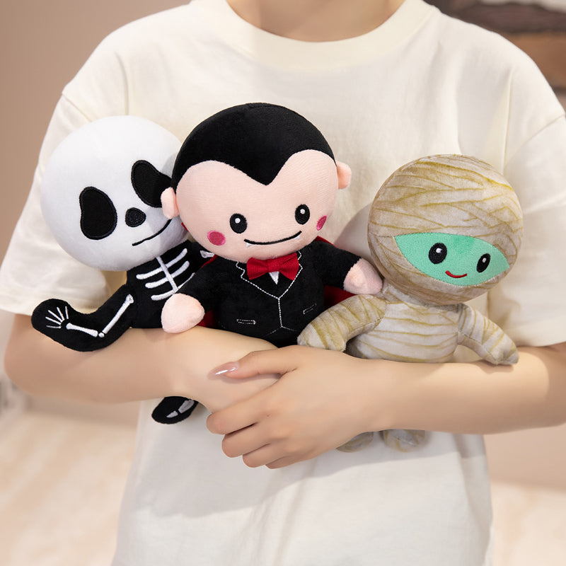 ELAINREN Skeleton Plush Toy, Bones Devil Stuffed Animal,Halloween Party Decoration,Creative Present for Boys Girls Kids Teens