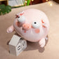 ELAINREN Ultra-Soft Pink Pig Plush Body Pillow/15.7''