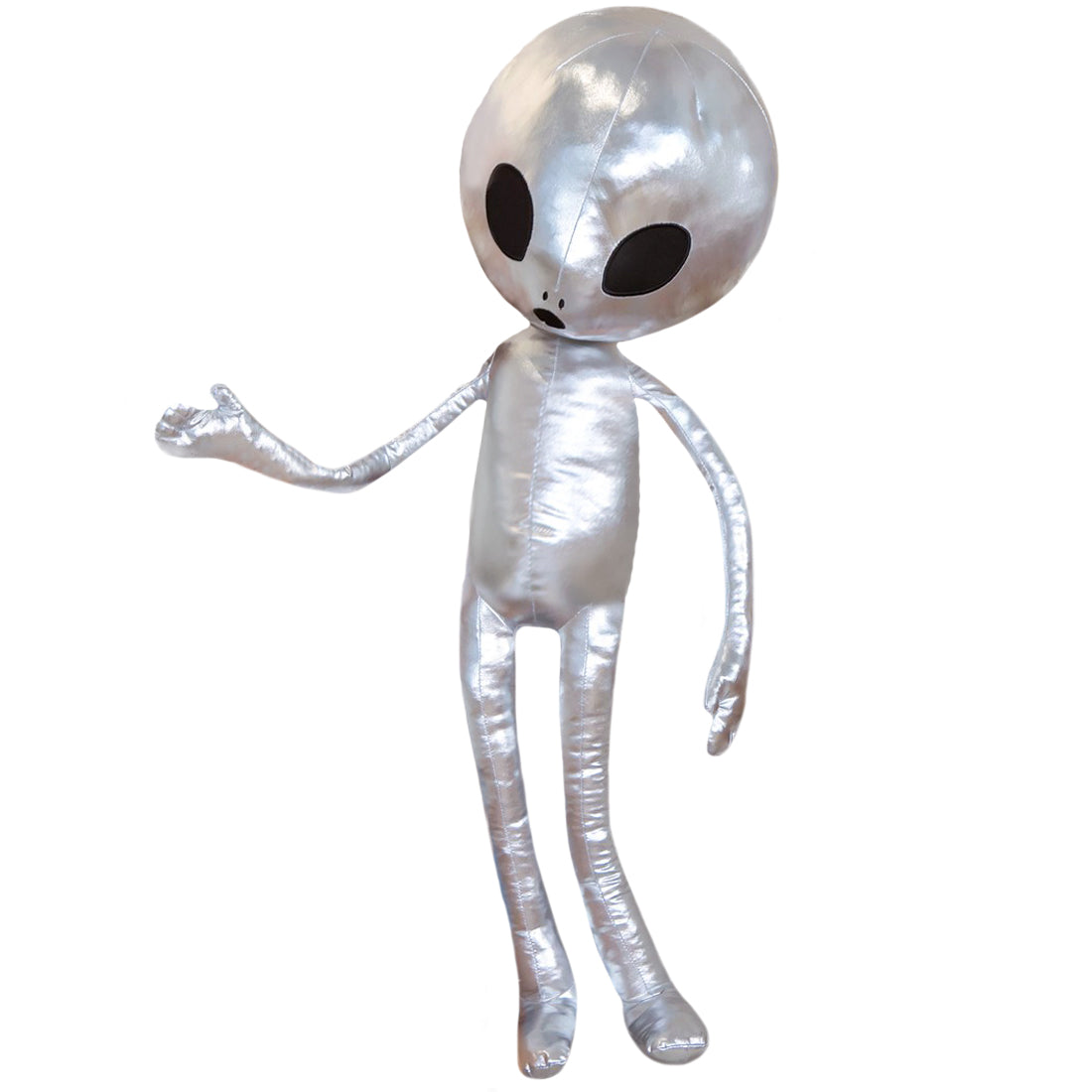 ELAINREN Gold Alien Stuffed Space Toy Soft Saucerman Plush Pillow/25.6''