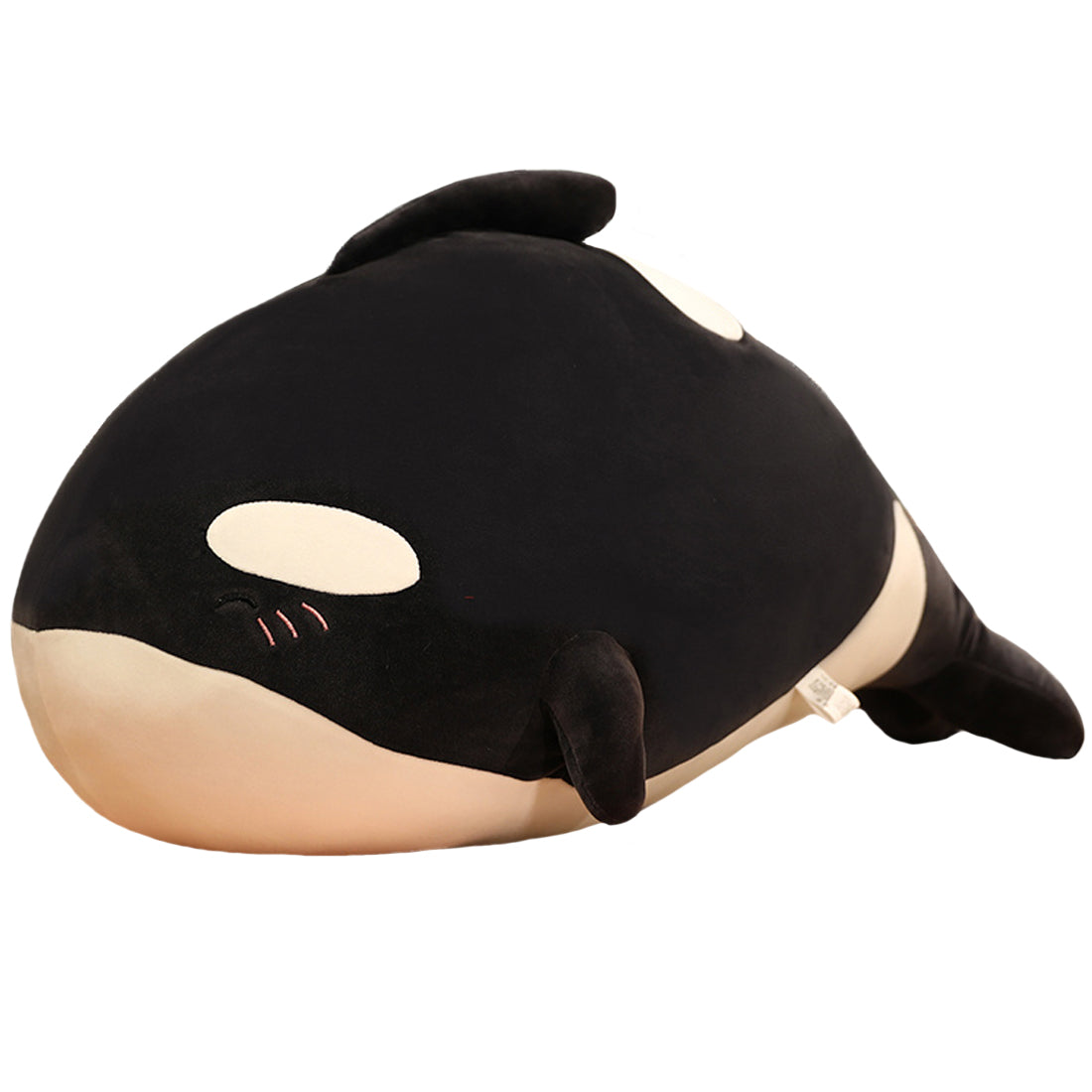 ELAINREN Giant Orca Black Fish Plush Whale Big Killer Whale Soft Hugging Pillow -23.6Inch