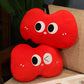 ELAINREN Red Apple Plush Stuffed Animal Cute Fruit Pillow Toy Gift for Christmas/45x30cm