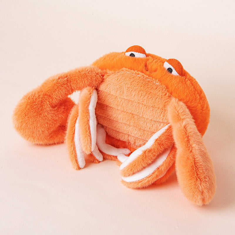 ELAINREN Kawai Lobster Stuffed Crab Plush Toy-32cm