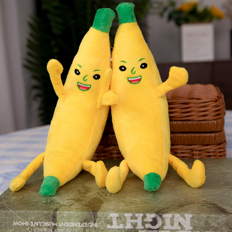 ELAINREN Banana Plush Pillow Stuffed Banana Plushie Cute Fruit Toy for Kids/36cm