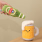 ELAINREN 4pc Beer Bottle and Cup Plush Toy Gifts-15cm