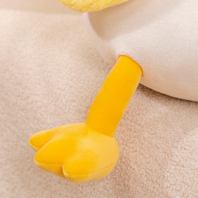 ELAINREN Banana Duck Plush Toy Cute Plushie Duck Stuffed Animal for Kids/23cm