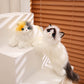 ELAINREN Simulation Cat Stuffed Realistic Kitten Toy GIfts