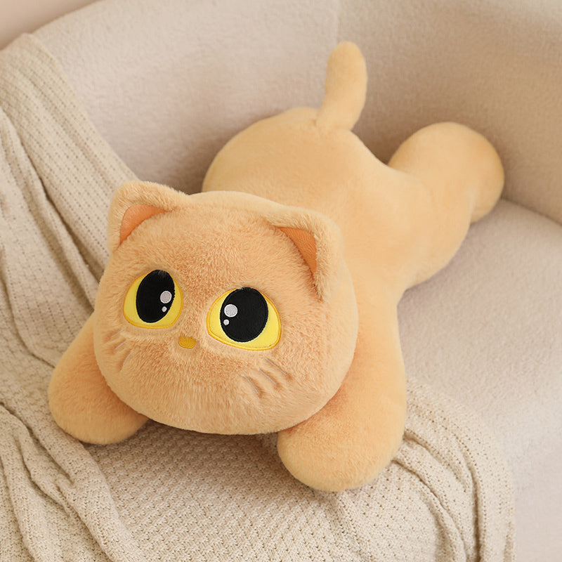 ELAINREN Lying Cat Stuffed Kitten Pillow Decor Gifts