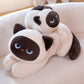 ELAINRE Cuddly Siamese Kitten Stuffed Soft Pillow/60cm