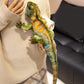 ELAINREN Realistic Green Lizard Stuffed Animal Toys, Chameleon Dolls, Reptile Soft Toys Maned Lizards